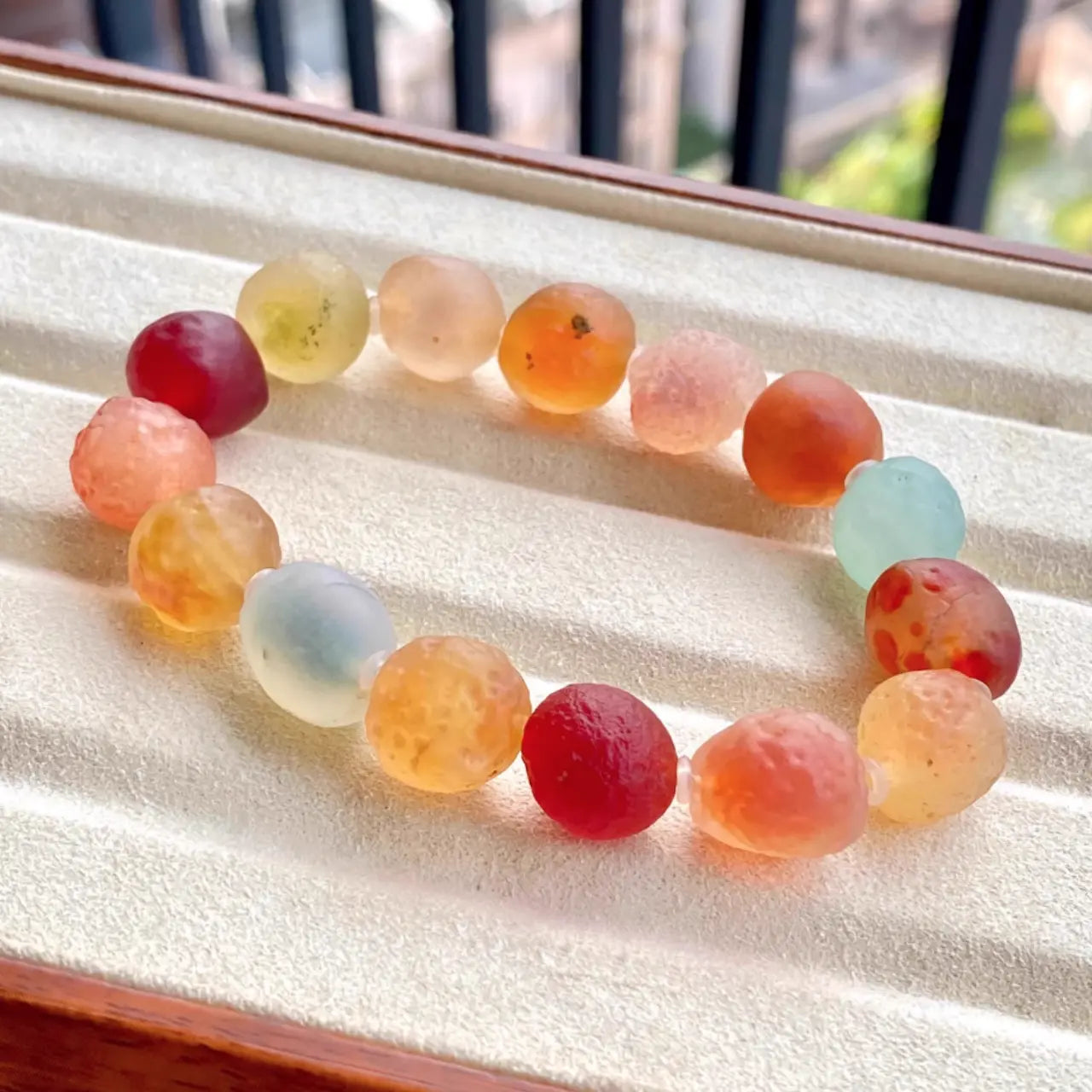 Natural Gobi Agate Bracelet - Candy Colors