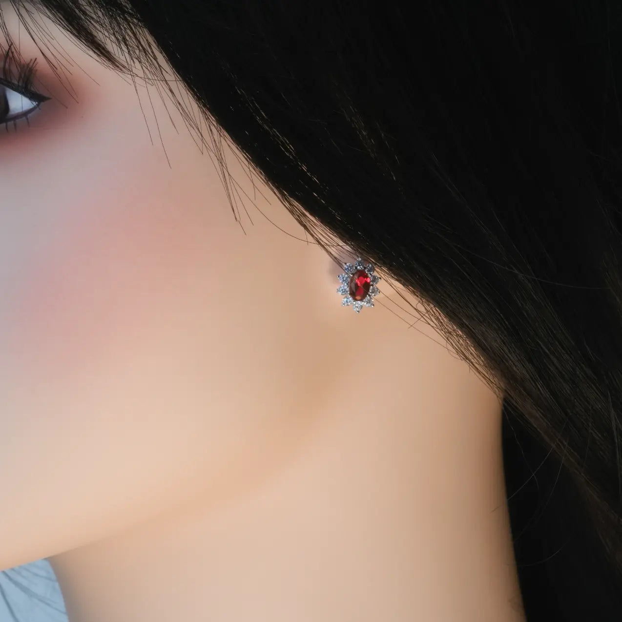 Ruby Earring Studs - Sunflower
