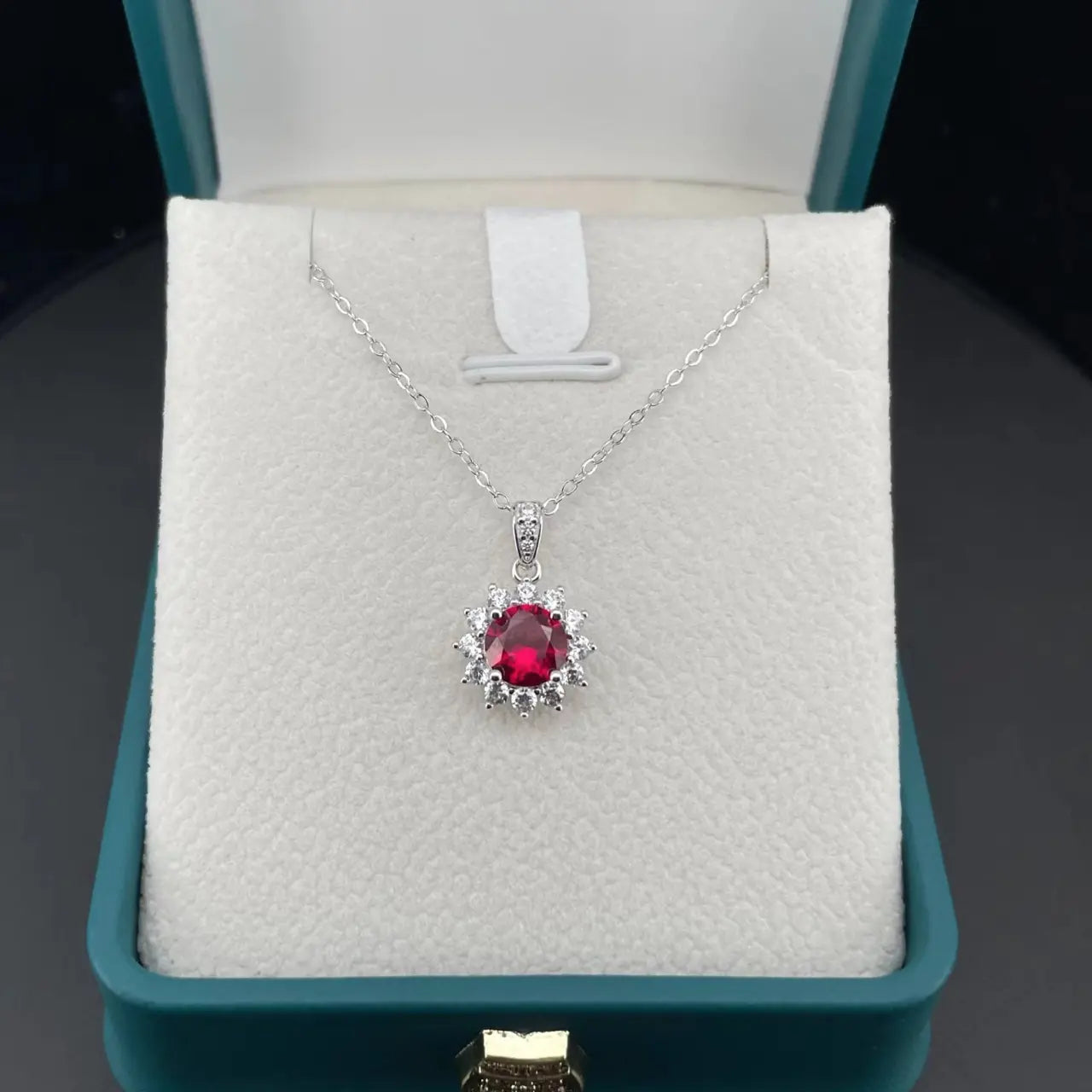Ruby Necklace - Sunflower Style
