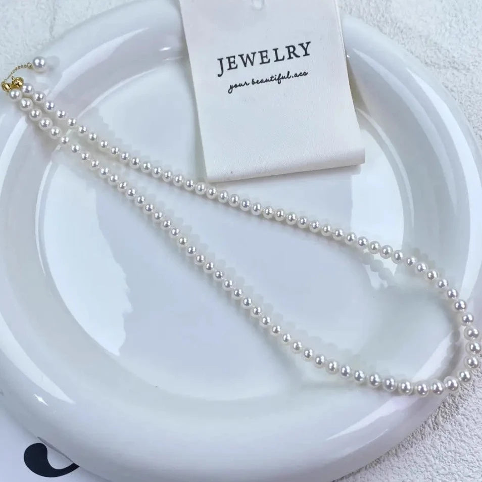4mm Extreme High Luster Freshwater Pearl Necklace