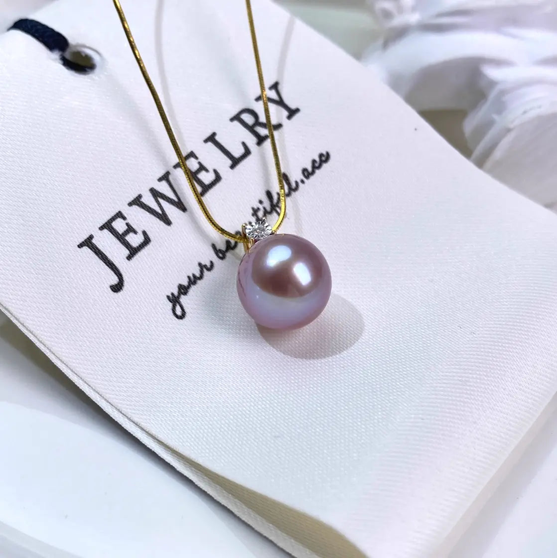 Purple Freshwater Pearl Pendant