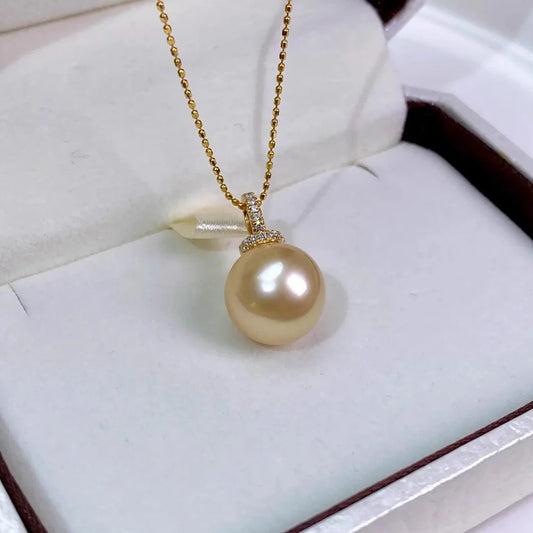 12mm South Pacific Golden Pearl Pendant