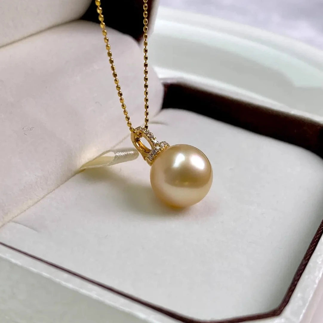 12mm South Pacific Golden Pearl Pendant