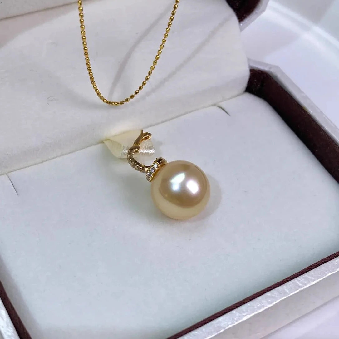12mm South Pacific Golden Pearl Pendant