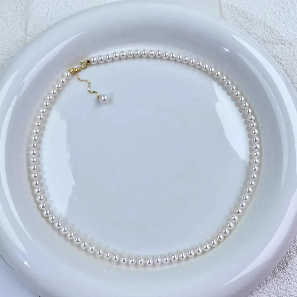 4mm Extreme High Luster Freshwater Pearl Necklace