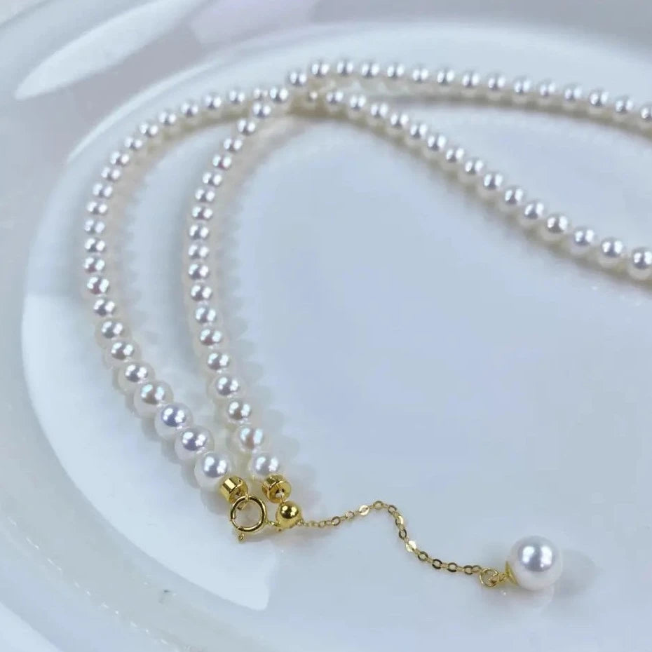 4mm Extreme High Luster Freshwater Pearl Necklace