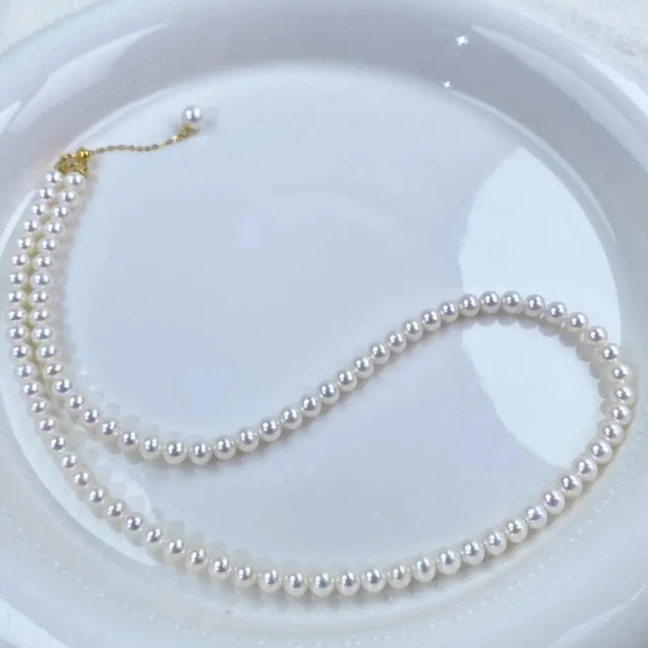 4mm Extreme High Luster Freshwater Pearl Necklace