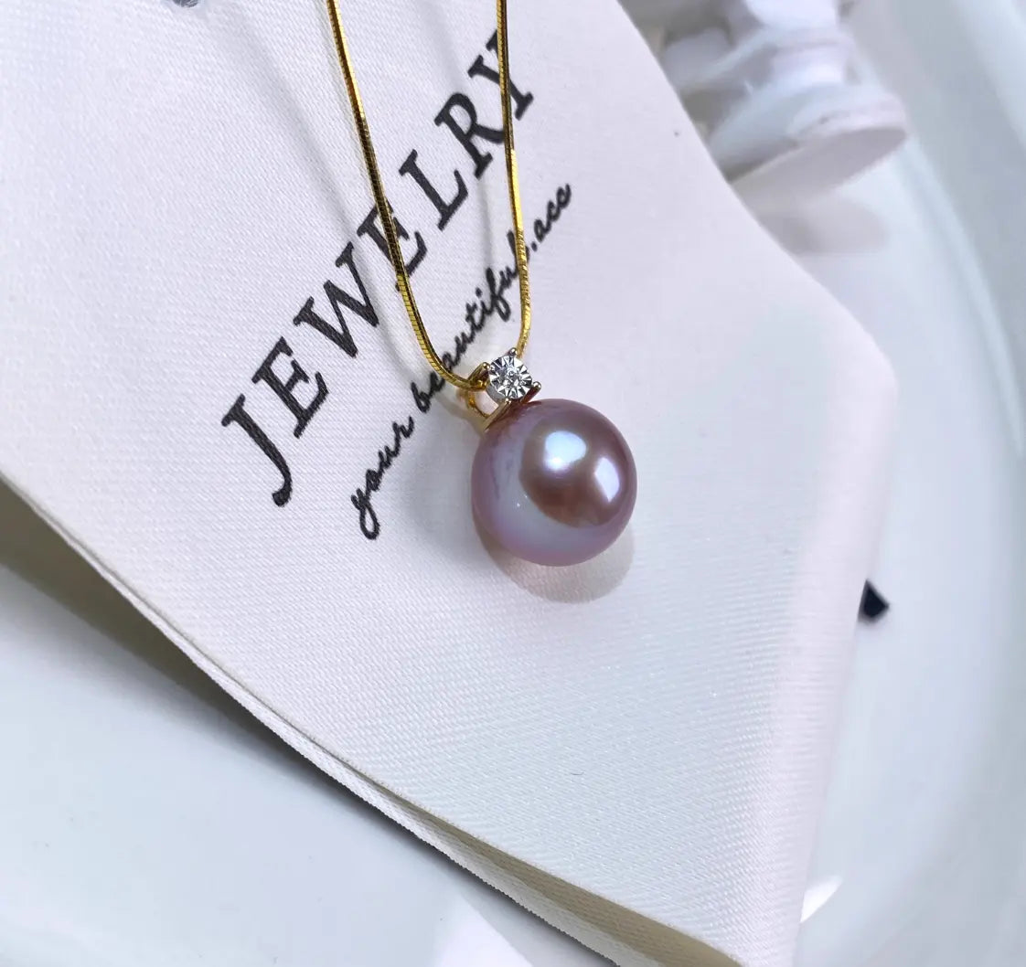 Purple Freshwater Pearl Pendant
