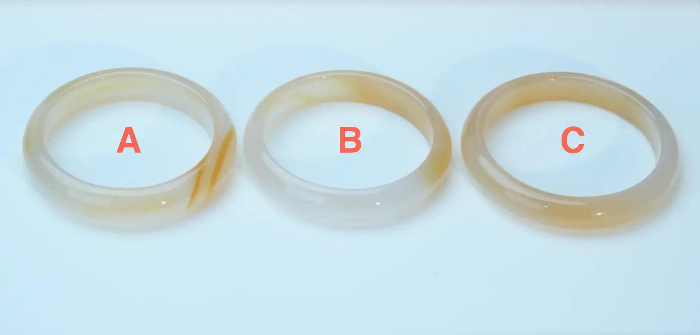 Yellow Agate Bangle