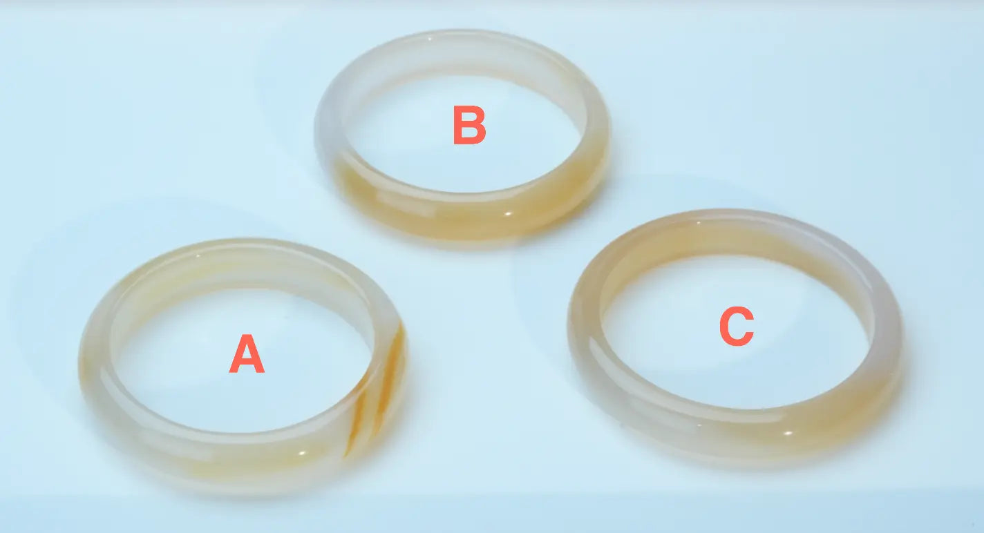 Yellow Agate Bangle